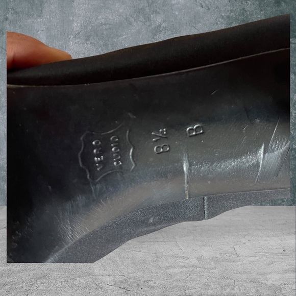 Bruno Magli Satin Black Heels Vintage - Picture 9 of 15